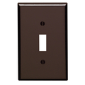 Leviton Wallplate Togl 1G Brown 002-80501-000